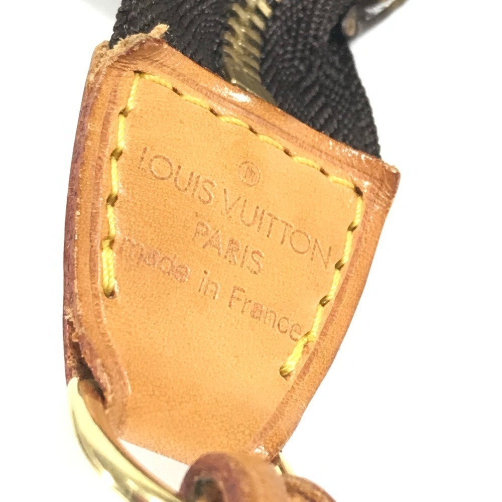 LOUIS VUITTON Brown Monogram Canvas Pochette Mini Bag - Picture 9 of 11